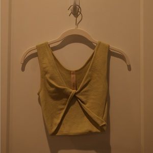 Light green reversable  crop top